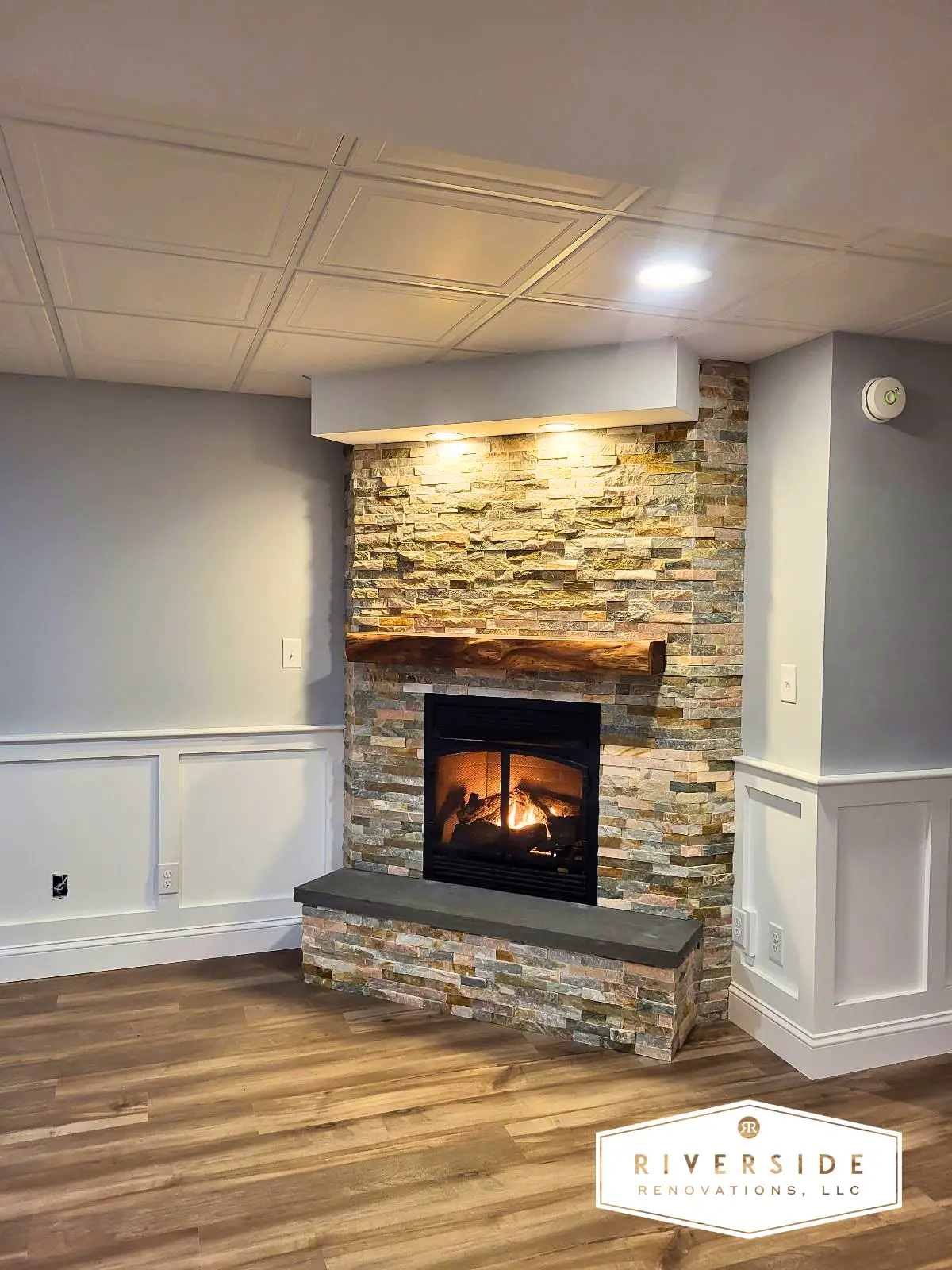 Basement Fireplace